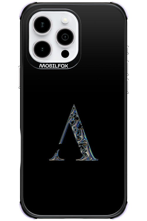 ⁠ ⁠Azteca A Chrome Logo - Apple iPhone 16 Pro Max