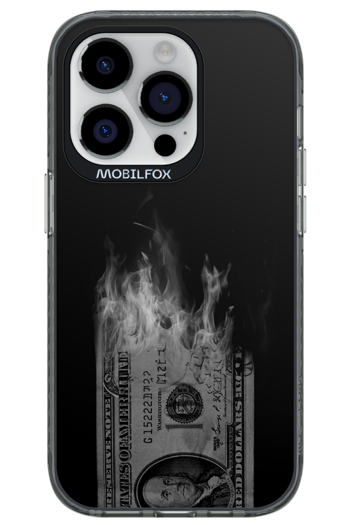 Money Burn B&W 2.0 - Apple iPhone 14 Pro