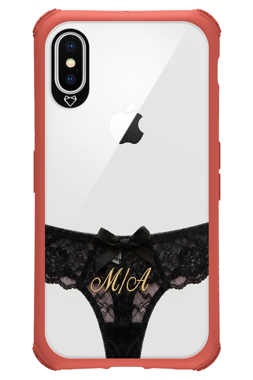 Black Panties Transparent 2.0 - Apple iPhone X