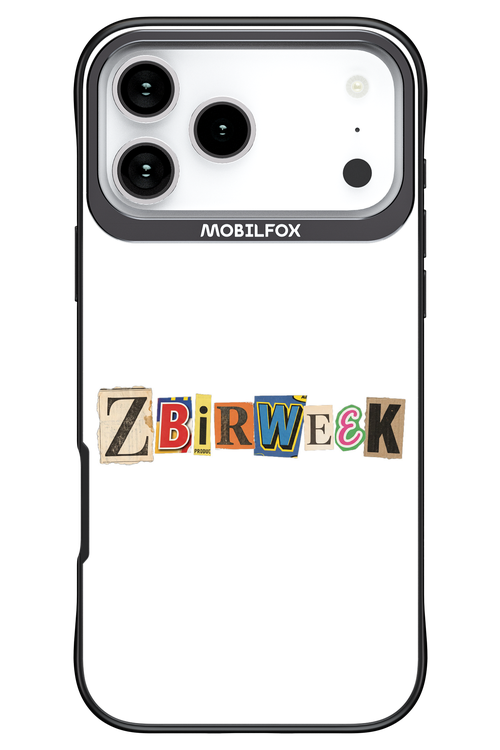 Zbirweek (white) 2.0 - Apple iPhone 17 Pro Max