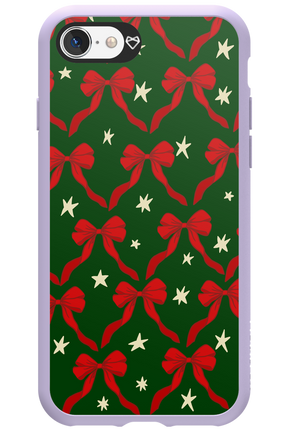 Bow & Stars (Green) - Apple iPhone SE 2020