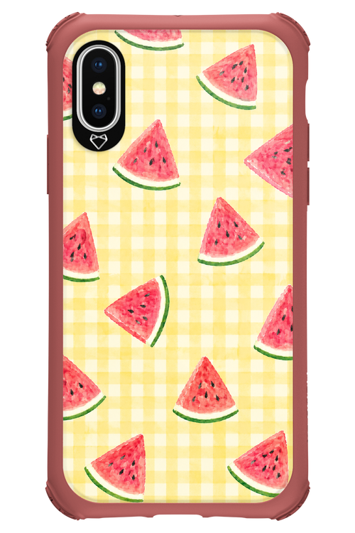 Vintage Watermelon 2.0 - Apple iPhone X