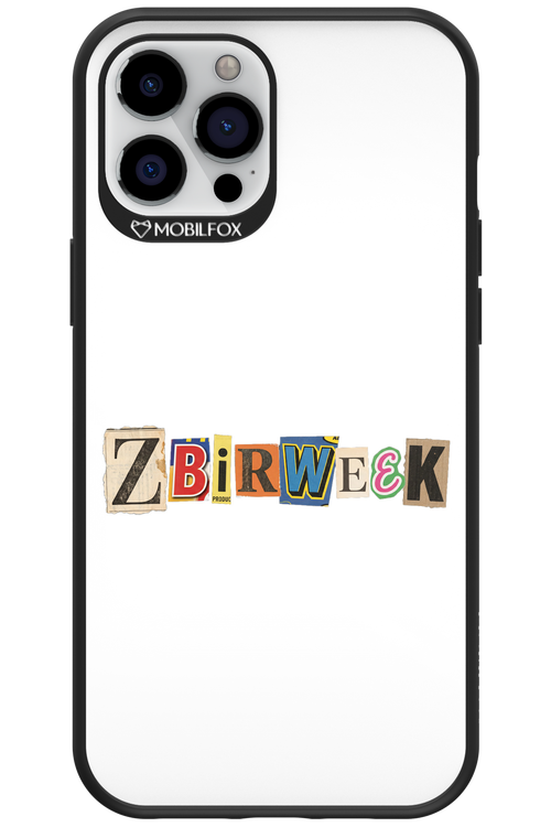 Zbirweek (white) 2.0 - Apple iPhone 12 Pro Max