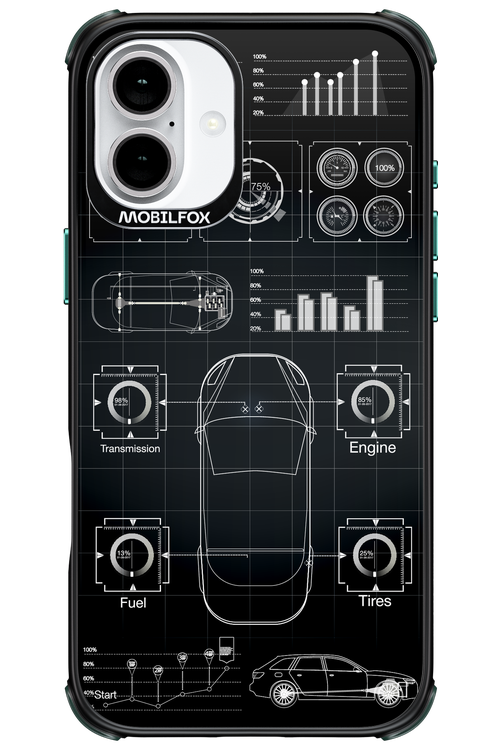 Cyber Grid 2.0 - Apple iPhone 16 Plus