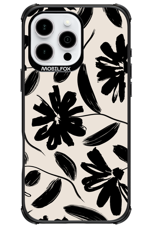Monochrome Flowerss - Apple iPhone 16 Pro Max