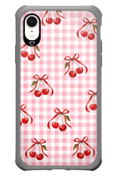 Pink Cherry Checked 2.0 - Apple iPhone XR