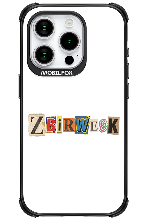 Zbirweek (white) 2.0 - Apple iPhone 15 Pro