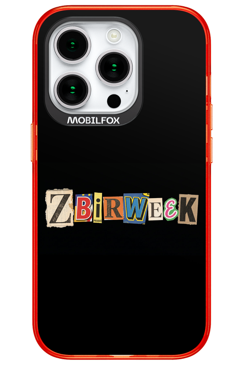 Zbirweek (black) 2.0 - Apple iPhone 15 Pro