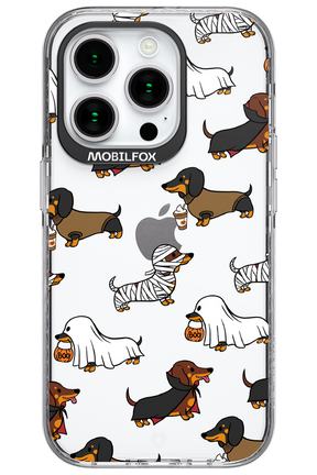 Scary Dachshund (Transparent) - Apple iPhone 15 Pro