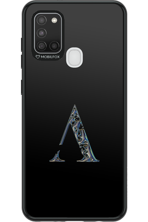 ⁠ ⁠Azteca A Chrome Logo - Samsung Galaxy A21 S