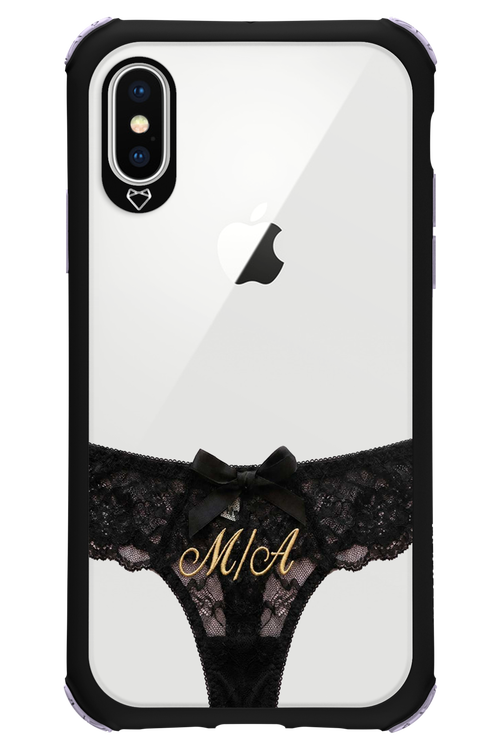 Black Panties Transparent 2.0 - Apple iPhone X