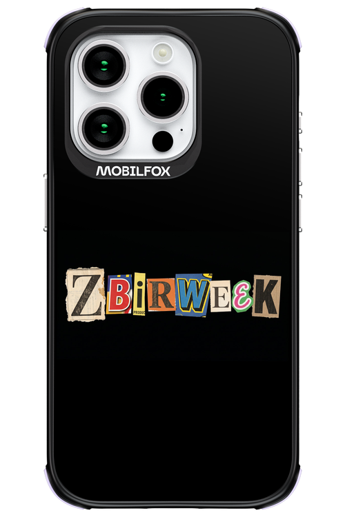 Zbirweek (black) 2.0 - Apple iPhone 15 Pro