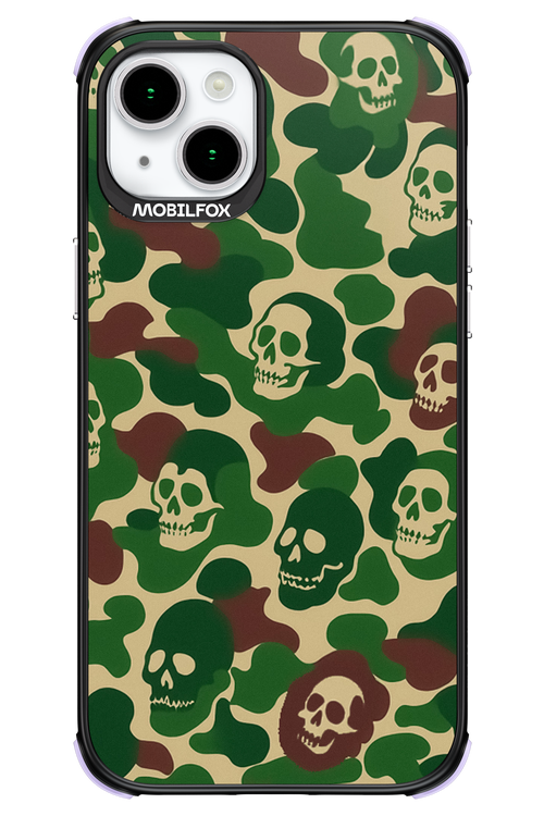 Camo Skull - Apple iPhone 15 Plus