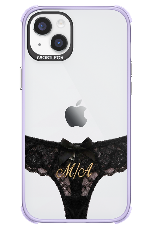 Black Panties Transparent 2.0 - Apple iPhone 14 Plus