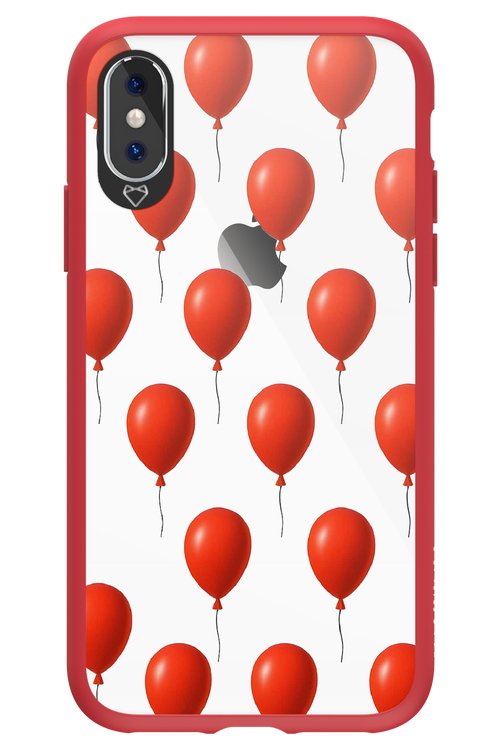 Red Balloons - Apple iPhone X