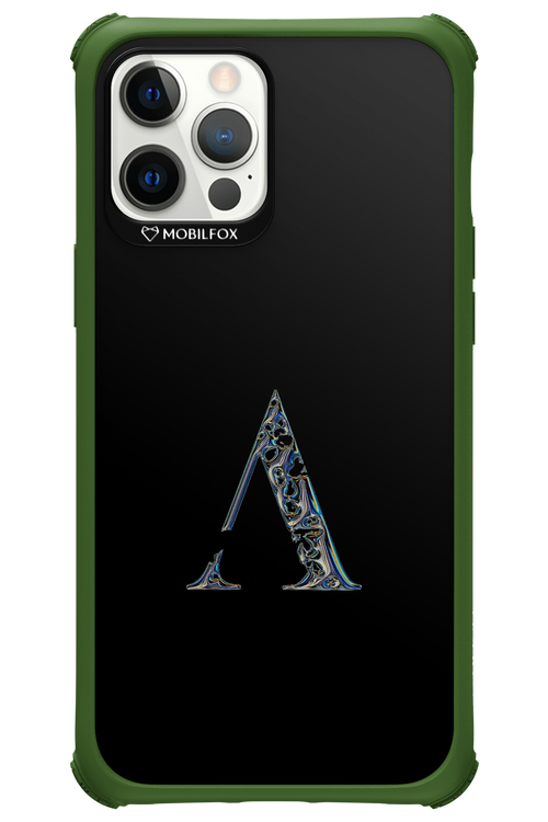 ⁠ ⁠Azteca A Chrome Logo - Apple iPhone 12 Pro Max