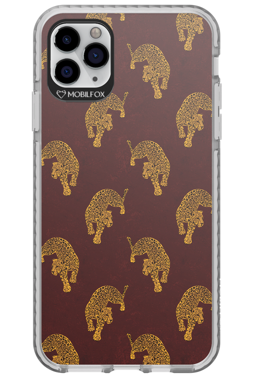 Burgundy Leopard Pattern - Apple iPhone 11 Pro Max
