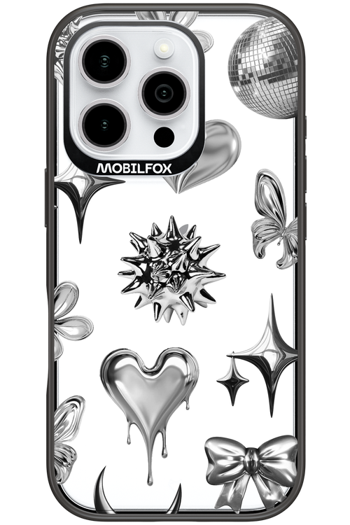 Silver Zone Transparent - Apple iPhone 16 Pro