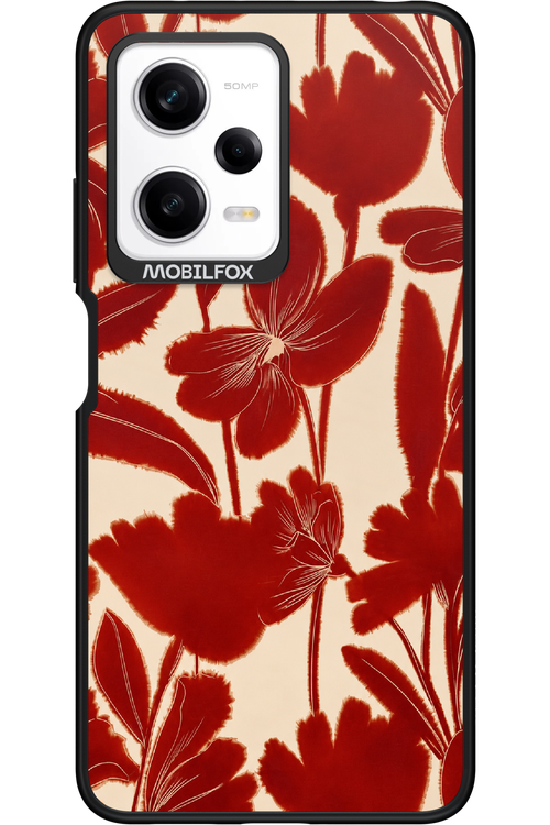 Burgundy Flowers 2.0 - Xiaomi Redmi Note 12 Pro 5G