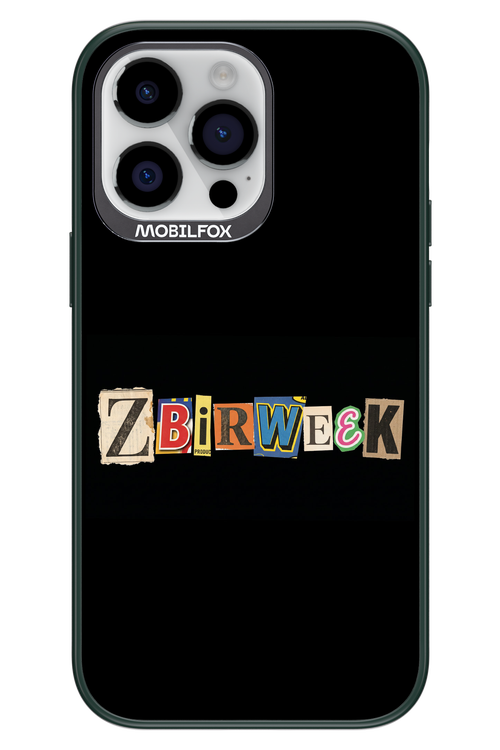Zbirweek (black) 2.0 - Apple iPhone 14 Pro Max