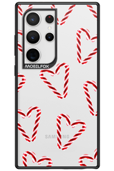 Candy Cane Hearts - Samsung Galaxy S24 Ultra