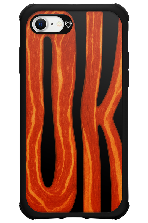OK (Black-Red) - Apple iPhone SE 2022