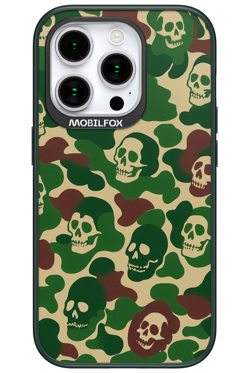 Camo Skull - Apple iPhone 15 Pro