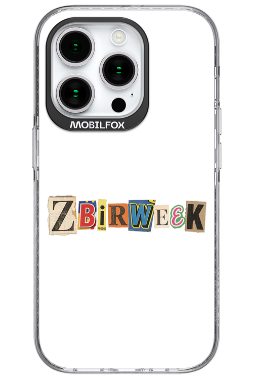 Zbirweek (white) 2.0 - Apple iPhone 15 Pro