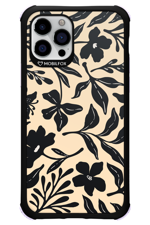 Black Flowers 2.0 - Apple iPhone 12 Pro
