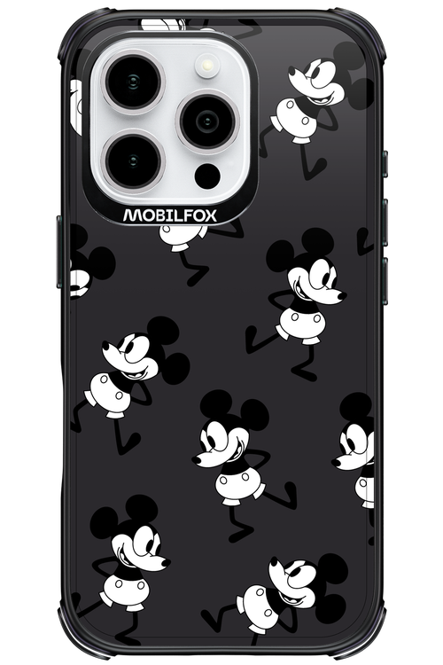 Iconic Mouse (antracite pattern) - Apple iPhone 16 Pro