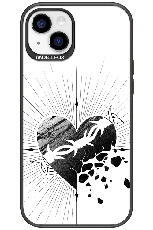Fekete Szív 2.0 - Apple iPhone 15 Plus