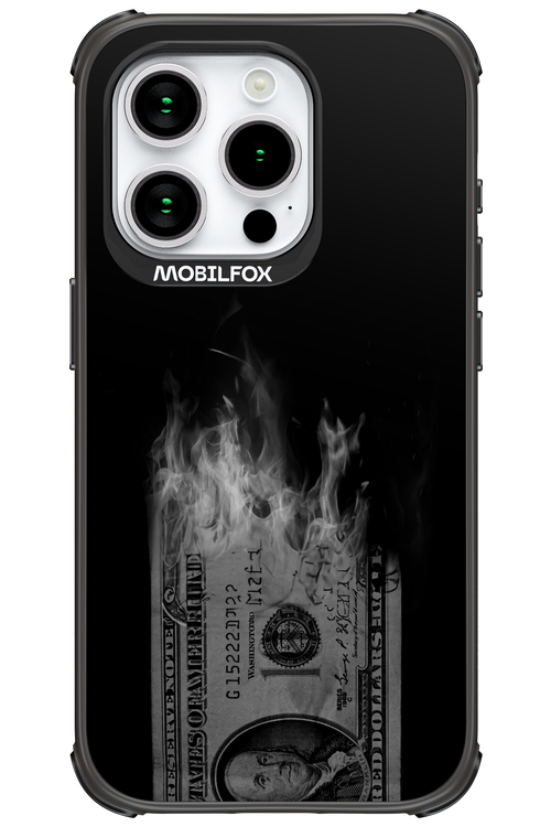 Money Burn B&W 2.0 - Apple iPhone 15 Pro
