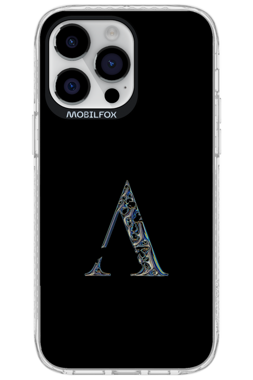 ⁠ ⁠Azteca A Chrome Logo - Apple iPhone 14 Pro Max