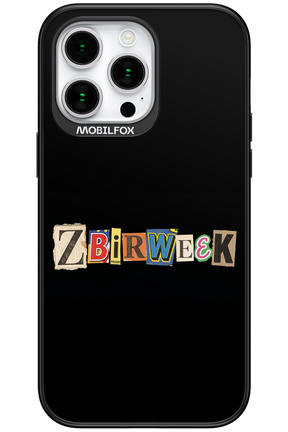 Zbirweek (black) 2.0 - Apple iPhone 15 Pro Max