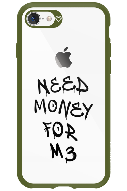 Need M3 Transparent Black - Apple iPhone 8