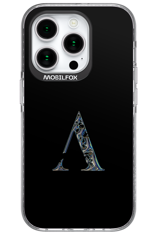 ⁠ ⁠Azteca A Chrome Logo - Apple iPhone 15 Pro