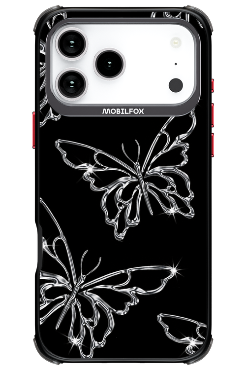 Silver Butterfly 2.0 - Apple iPhone 17 Pro Max