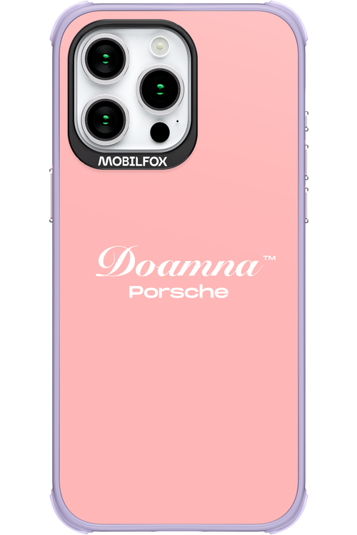 Doamna Porsche (pink) - Apple iPhone 15 Pro Max