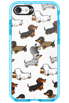 Scary Dachshund (Transparent) - Apple iPhone SE 2022