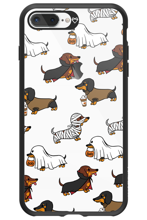Scary Dachshund (Transparent) - Apple iPhone 8 Plus