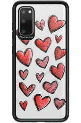 Red Love Transparent 2.0 - Samsung Galaxy S20
