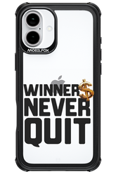 Winners Never Quit - Apple iPhone 16 Plus