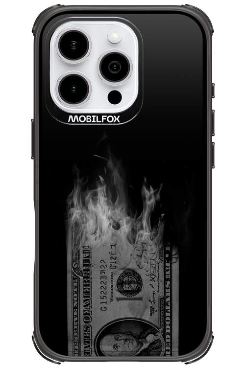 Money Burn B&W 2.0 - Apple iPhone 16 Pro