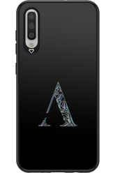 ⁠ ⁠Azteca A Chrome Logo - Samsung Galaxy A70