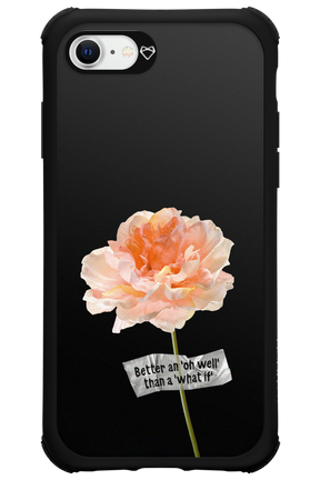 Flower Black - Apple iPhone SE 2020
