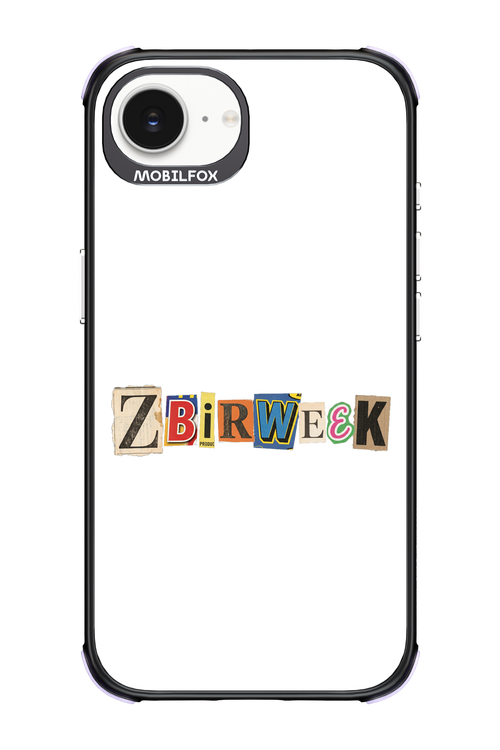 Zbirweek (white) 2.0 - Apple iPhone 17e