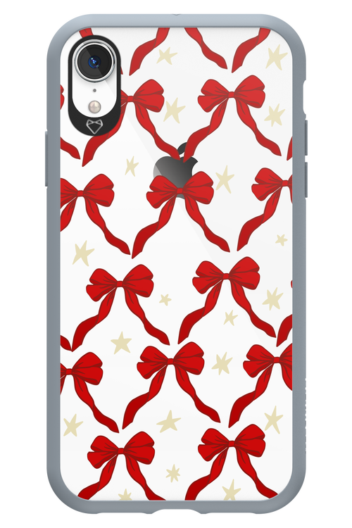 Bow & Stars (Transparent) - Apple iPhone XR
