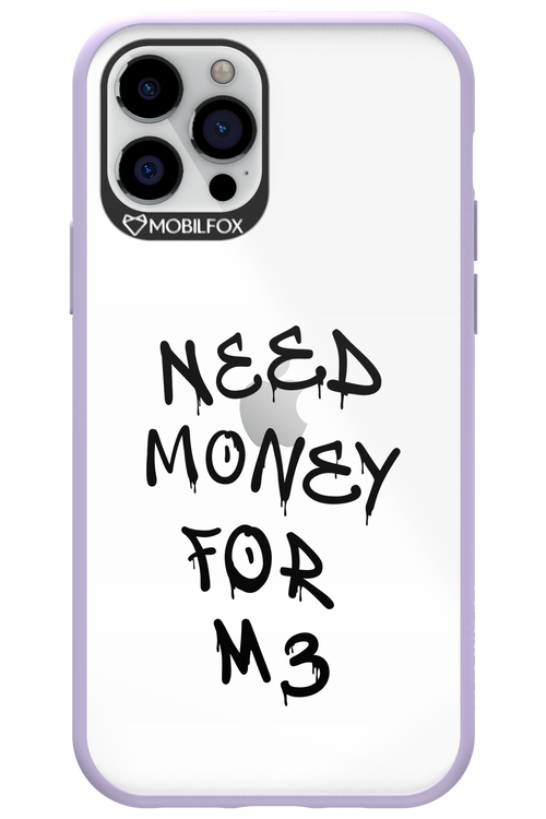 Need M3 Transparent Black - Apple iPhone 12 Pro