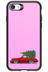 XMAS Car Pink - Apple iPhone 8