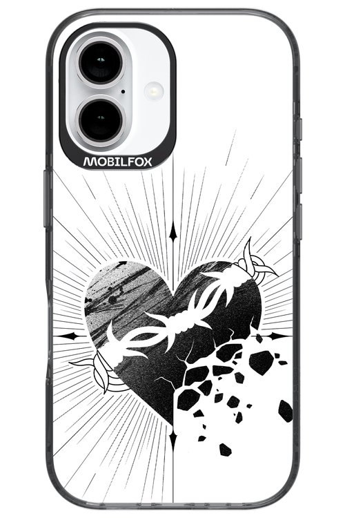 Fekete Szív - Apple iPhone 16